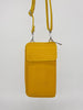 Joli accessoire de mode en cuir jaune et fait main pour elle.